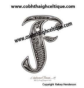 "F" Celtic Mermaid