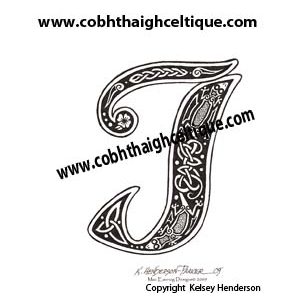 "J" Celtic Lizards