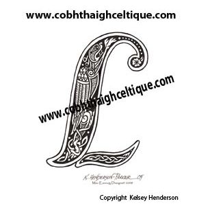 "L" Celtic Griffin