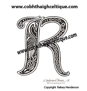 "R" Celtic Swan