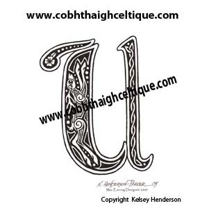 "U" Celtic Stag
