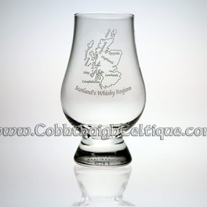 Scotland's Whiskey Regions - Engraved Glass